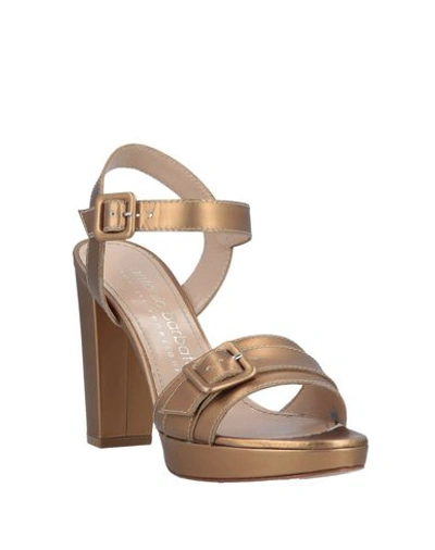 Shop Antonio Barbato Sandals In Bronze