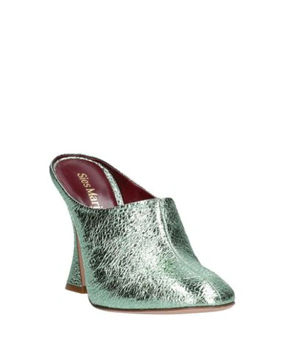 Sies Marjan Mules In Light Green