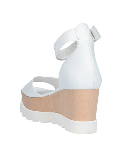 Shop Bruno Bordese Sandals In White