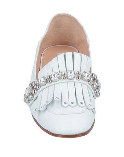 Shop Ninalilou Loafers In White