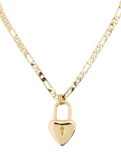 Shop Laruicci Heart Padlock Necklace