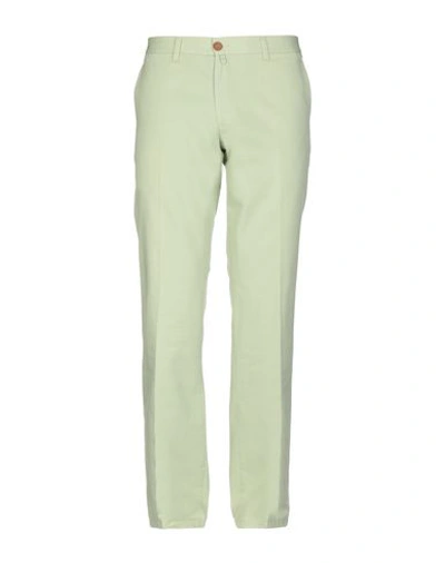 Shop Barbour Casual Pants In Light Green