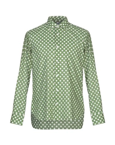 Shop Danolis Shirts In Emerald Green