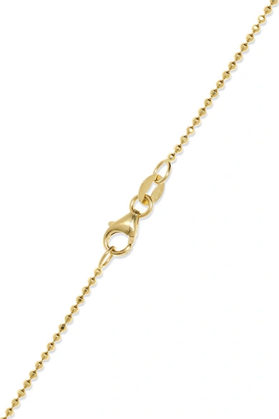 Shop Anita Ko Twiggy Small 18-karat Gold Diamond Necklace