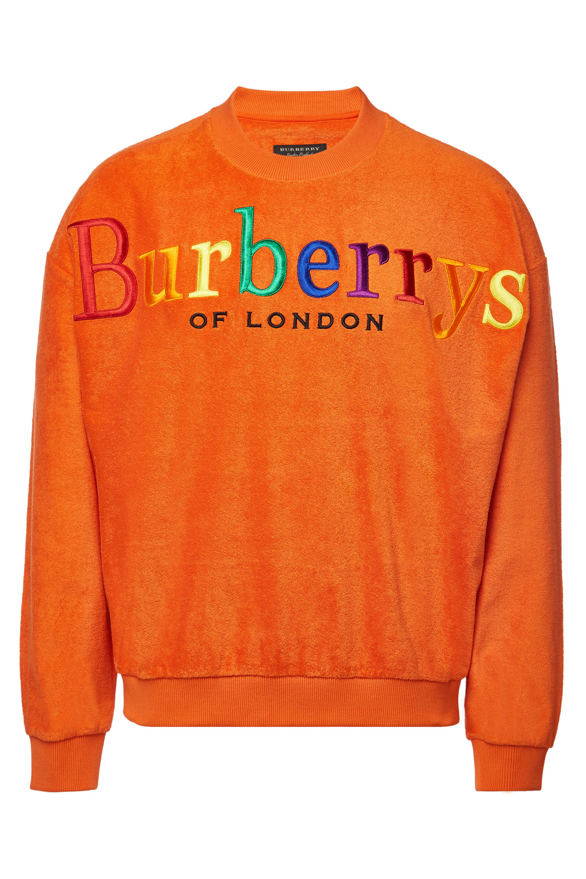 Burberry Cotton Terry Logo Sweatshirt 