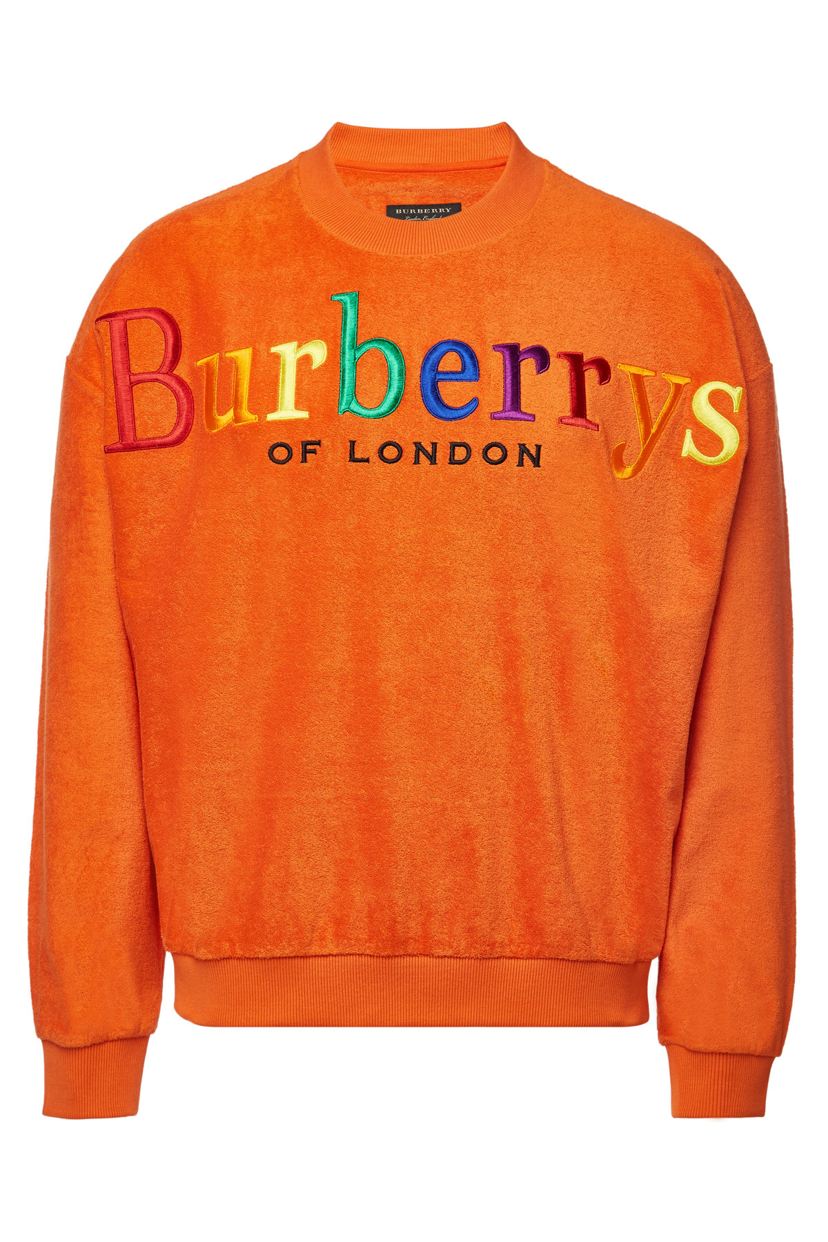 burberry orange sweater