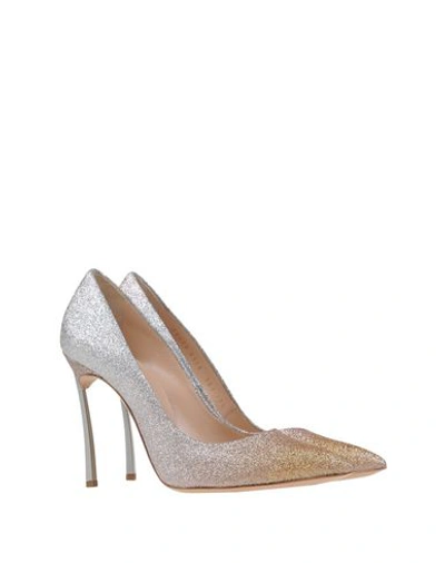 Shop Casadei Pump In Gold