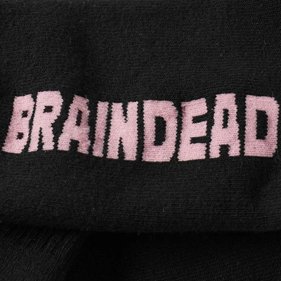 Shop Brain Dead Logo Head Sock In Black