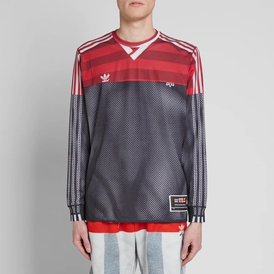 Shop Adidas Originals By Alexander Wang Long Sleeve Photocopy Tee In Multi