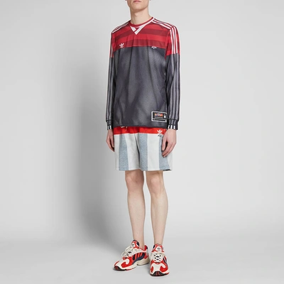 Shop Adidas Originals By Alexander Wang Long Sleeve Photocopy Tee In Multi