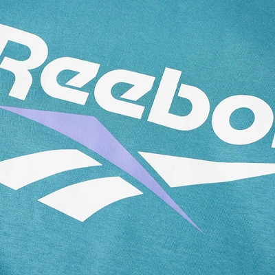 Shop Reebok Retro Vector Crew Sweat In Blue