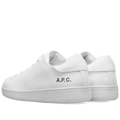 Shop Apc A.p.c. Minimal Canvas Sneaker In White