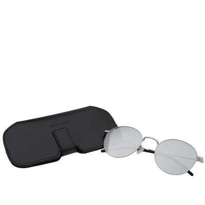 Shop Saint Laurent Sl 250 Sunglasses In Silver