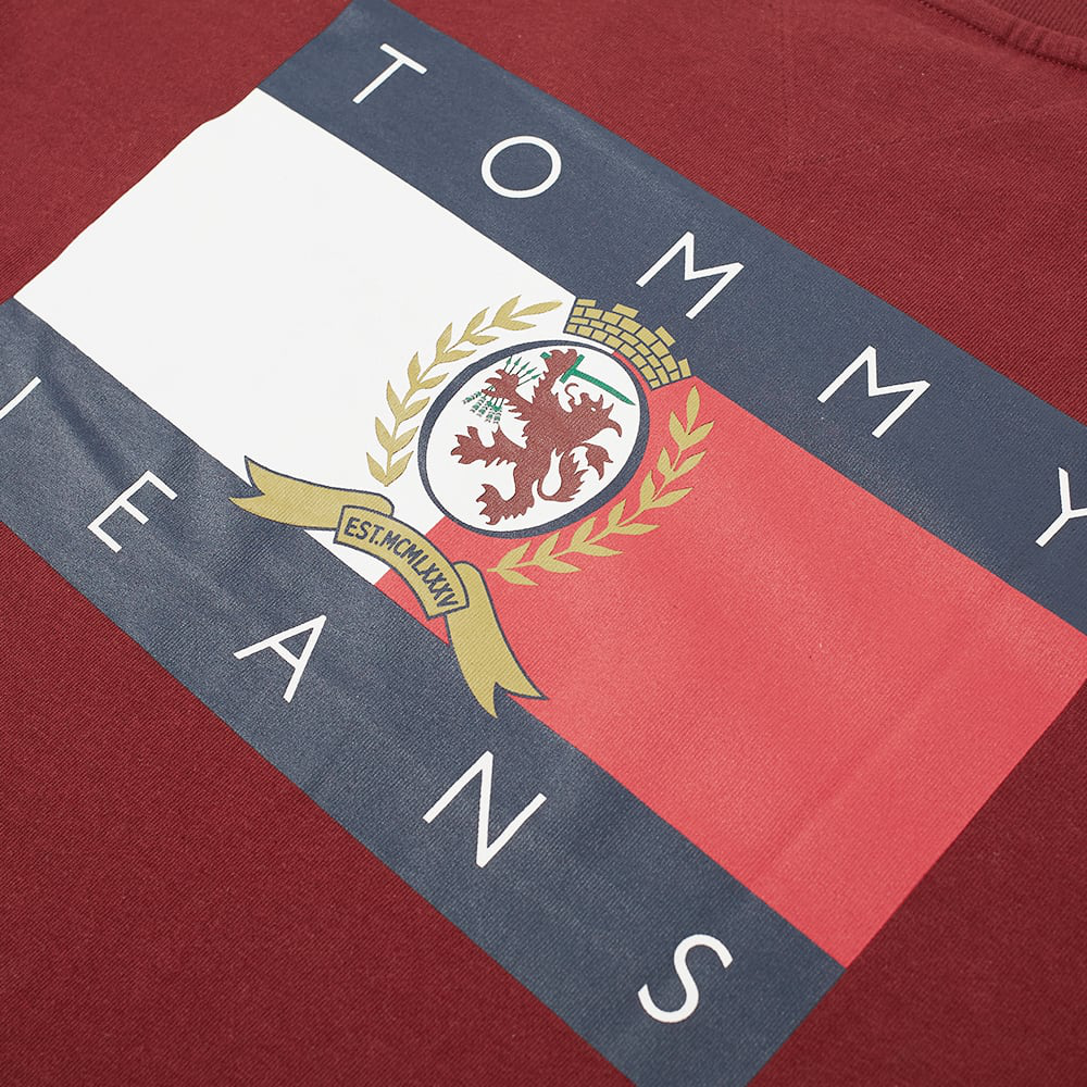 tommy jeans 6.0 crest flag tee m13