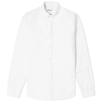 Shop Norse Projects Anton Oxford Shirt In White