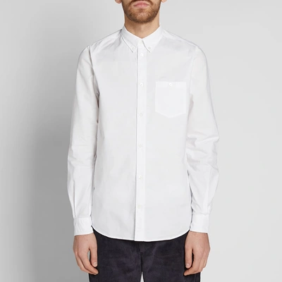 Shop Norse Projects Anton Oxford Shirt In White