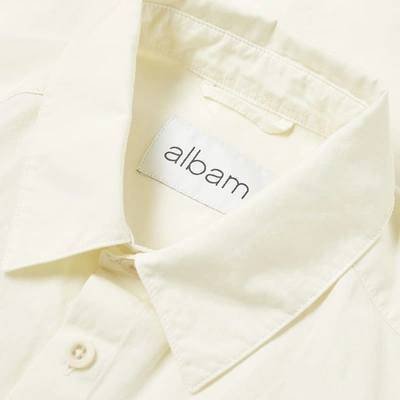 Shop Albam Pocket Overshirt In White