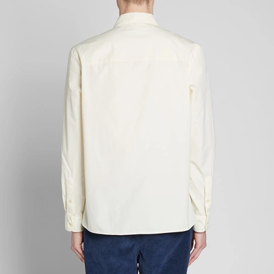 Shop Albam Pocket Overshirt In White