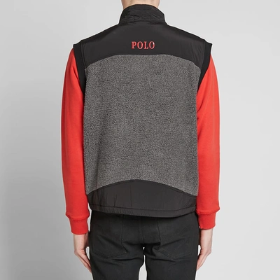 Shop Polo Ralph Lauren Hybrid Vest In Black