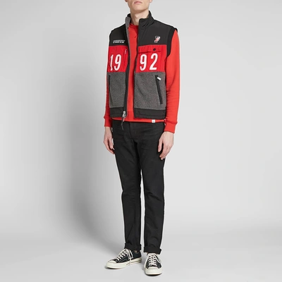 Shop Polo Ralph Lauren Hybrid Vest In Black
