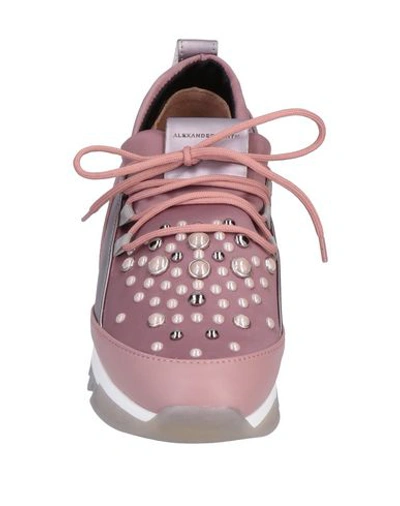 Shop Alexander Smith Sneakers In Pastel Pink