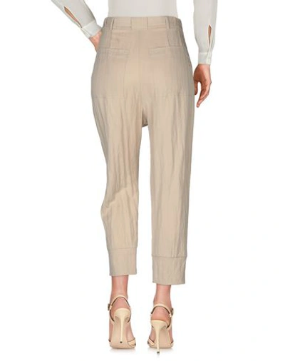 Shop Christian Wijnants Casual Pants In Sand
