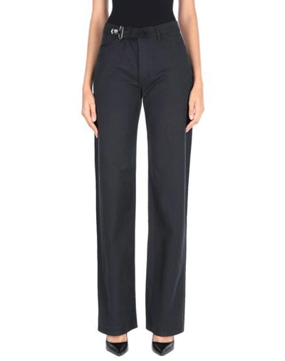 Shop Zucca Casual Pants In Black