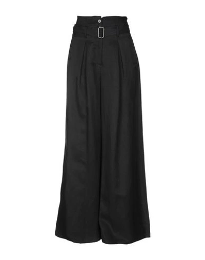 Shop Ottod'ame Casual Pants In Black