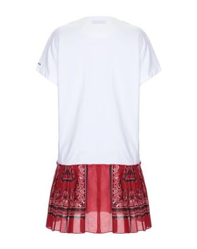 Shop Red Valentino Woman Mini Dress White Size S Cotton