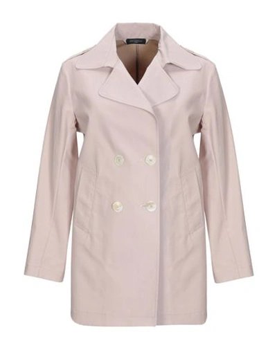 Shop Antonelli Overcoats In Light Pink