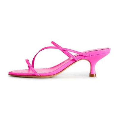 Shop Schutz Evenise Sandal In Neon Pink