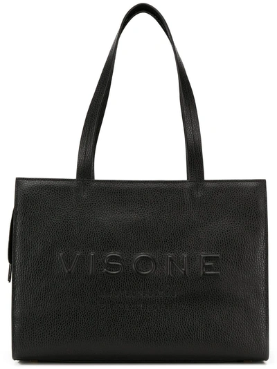 Shop Visone Amanda Small Tote - Black