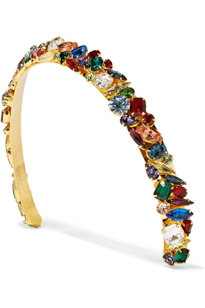 Shop Lelet Ny Gold-plated Swarovski Crystal Headband