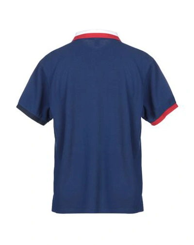 Shop Fila Polo Shirt In Blue
