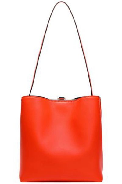 Shop Proenza Schouler Woman Leather Shoulder Bag Bright Orange