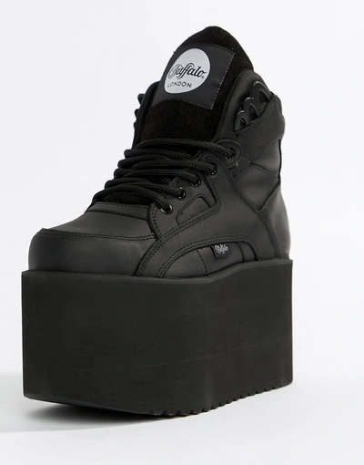 Shop Buffalo London Classic Extreme Flatform Sneakers In Black