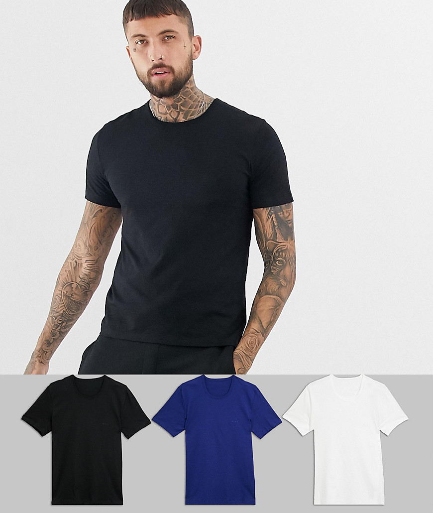 3 pack t shirt hugo boss