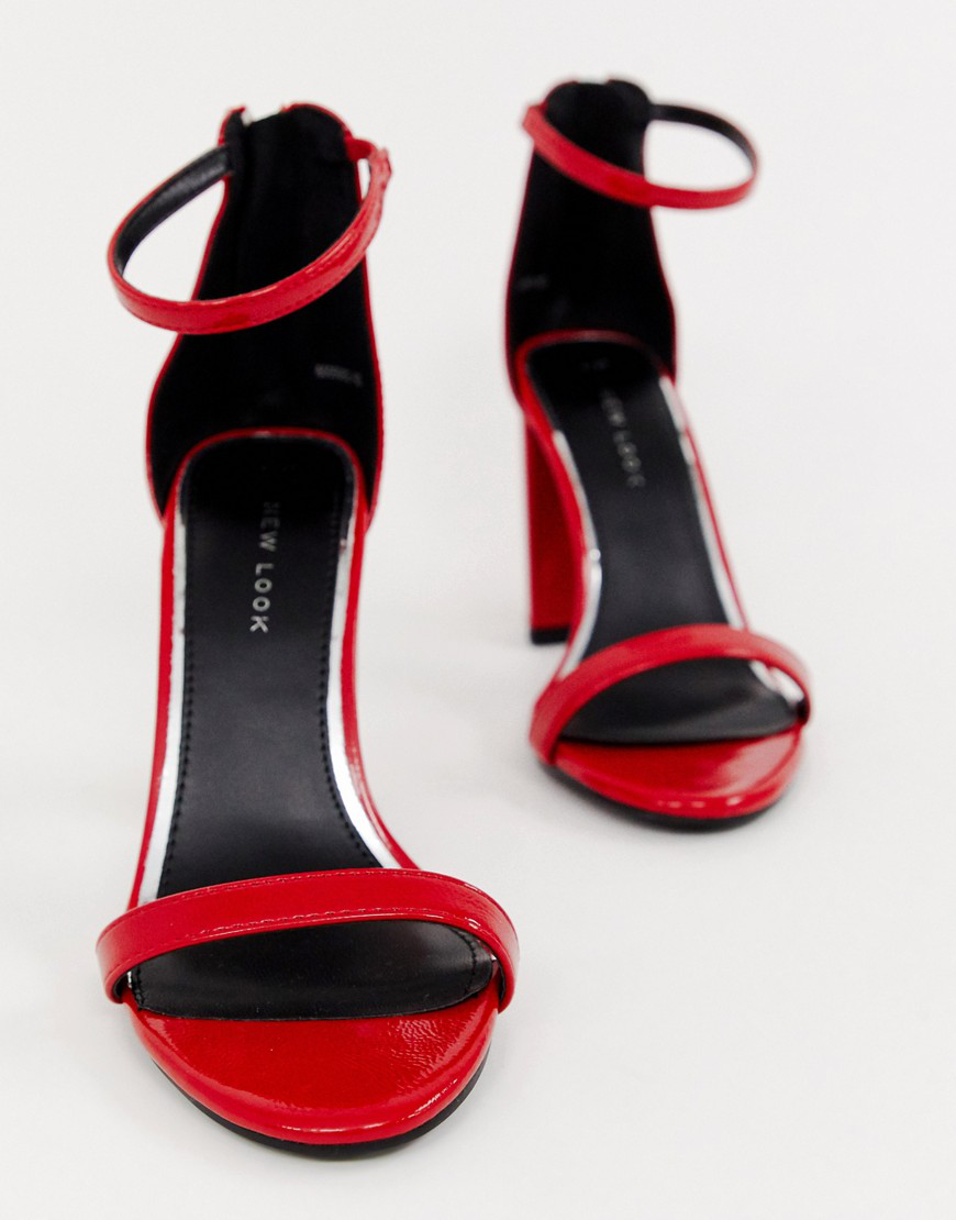 new look patent heels