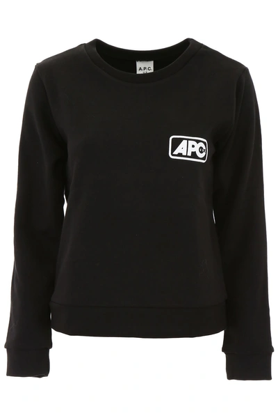 Shop Apc Odette Sweatshirt In Basic