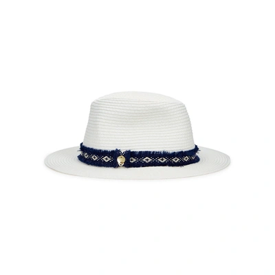 Shop Melissa Odabash White Straw Fedora In White And Other