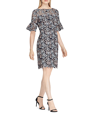 ralph lauren bell sleeve gown