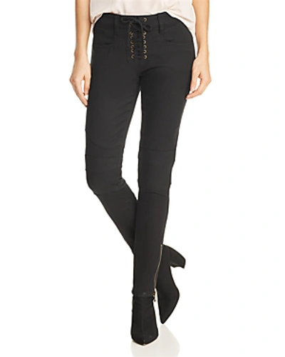 Shop Joie Adorea Ankle Zip Jeans In Caviar