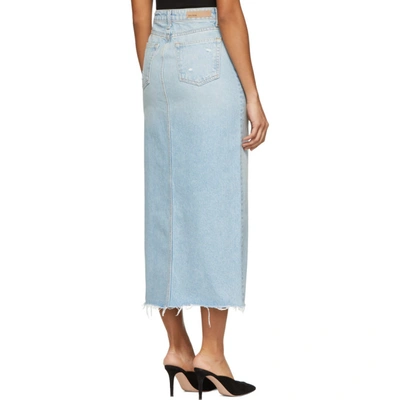 Shop Grlfrnd Blue Denim Isla Skirt In G858 Don'tl