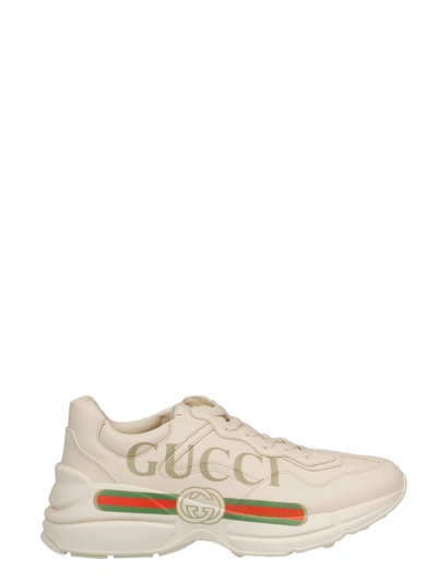 Shop Gucci Logo Sneakers In 9522