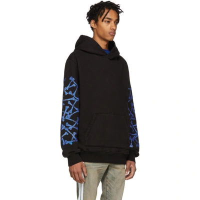 Amiri Bones Black Cotton Sweatshirt | ModeSens