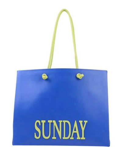 Shop Alberta Ferretti Shoulder Bag In Bright Blue