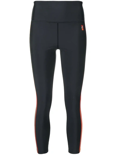 Shop P.e Nation Side Stripe Leggings - Black