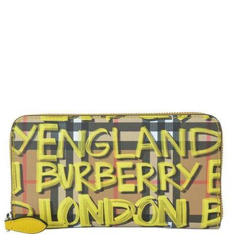 burberry wallet yellow