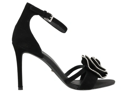 Shop Michael Kors Valentina Pump Sandals In Black