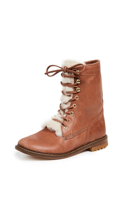 Shop Brother Vellies Unity Boots In Cognac